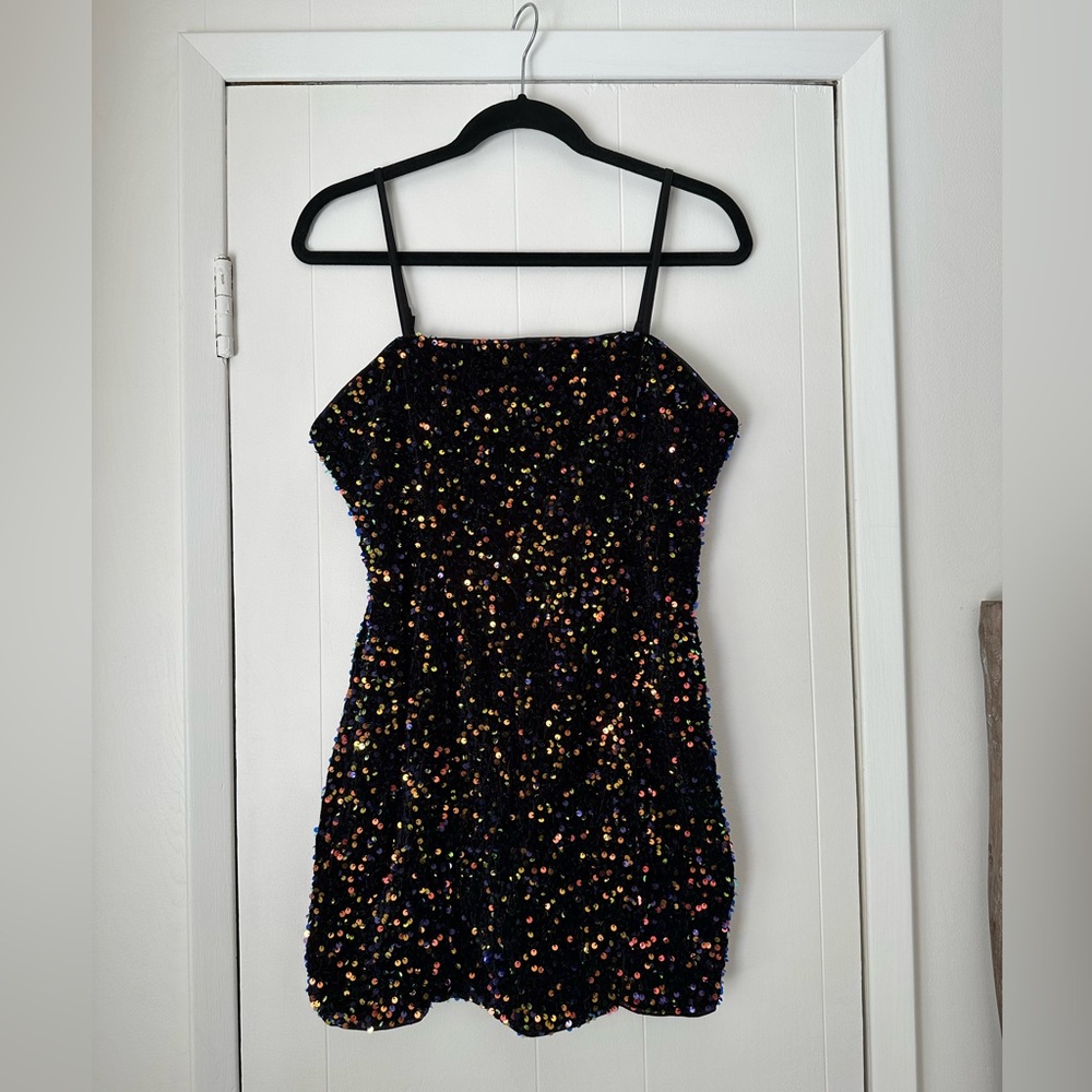 Sparkly mini dress